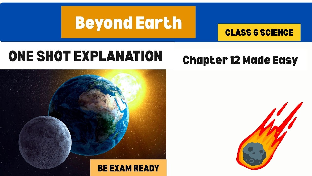 Beyond Earth (Chapter 12) – Complete Chapter in One Video | Class 6 Science + Quick Revision