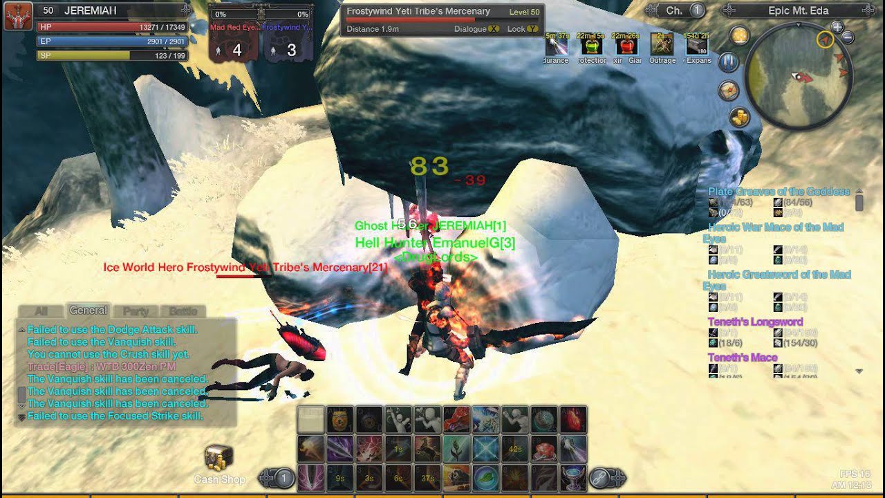 Raiderz 2015 03 16 PVP Epic Eda 2v1