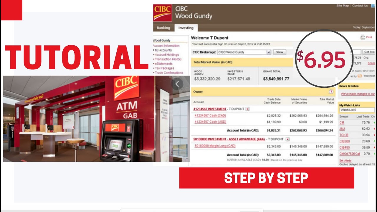 How to open a CIBC Investors Edge account and buy stocks (Canada)