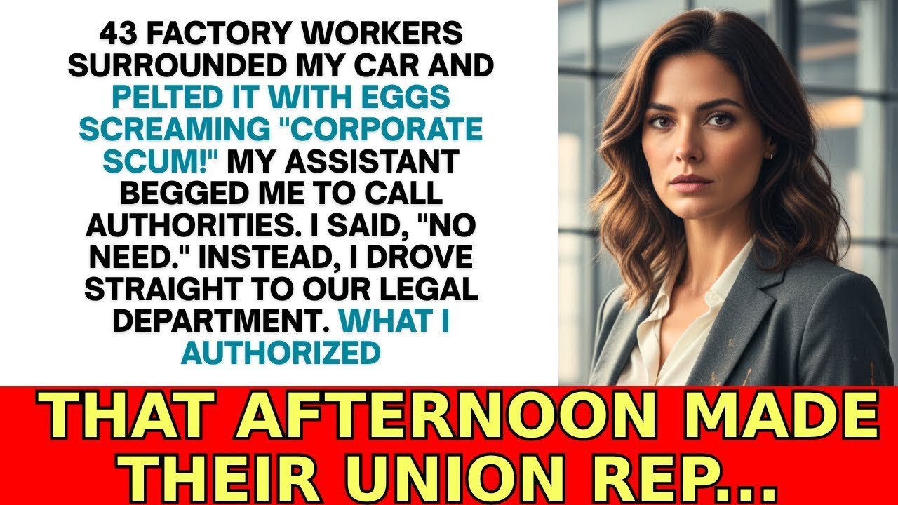 They Pelted My Car With Eggs Outside The Factory I Didn't React Until I Got To The Legal Office