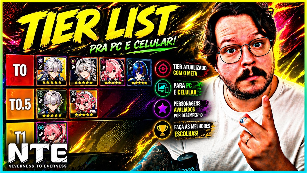 NEVERNESS TO EVERNESS TIER LIST DOS MELHORES PERSONAGENS PARA F2P PRA PC E CELULAR!!