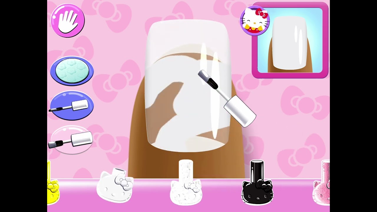 Hello kitty nail salon
