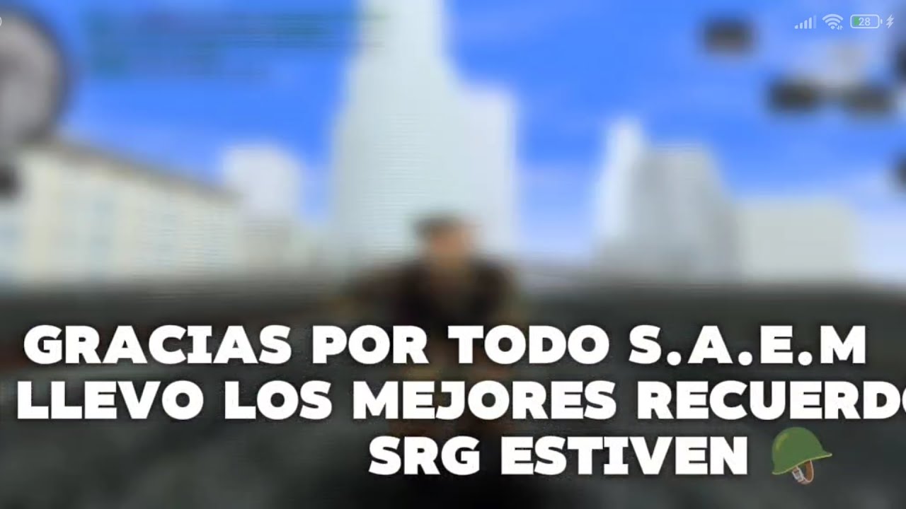 [SD///RP] GRACIAS S.A.E.M LA MEJOR FACCION 🪖🫂 #saem #sampdroid #gta #gtasanandreas