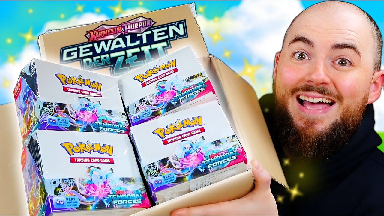 Ich öffne 100x Pokémon Gewalten der Zeit Booster