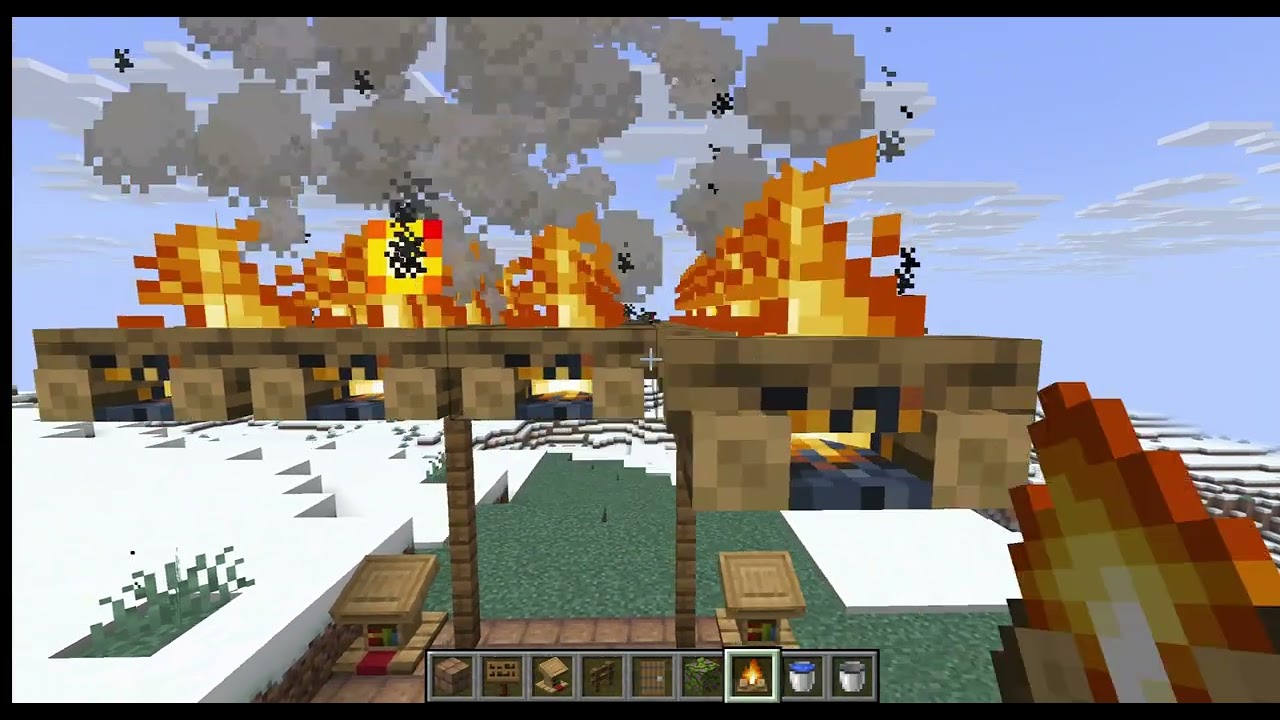 building a cozy place in minecraft