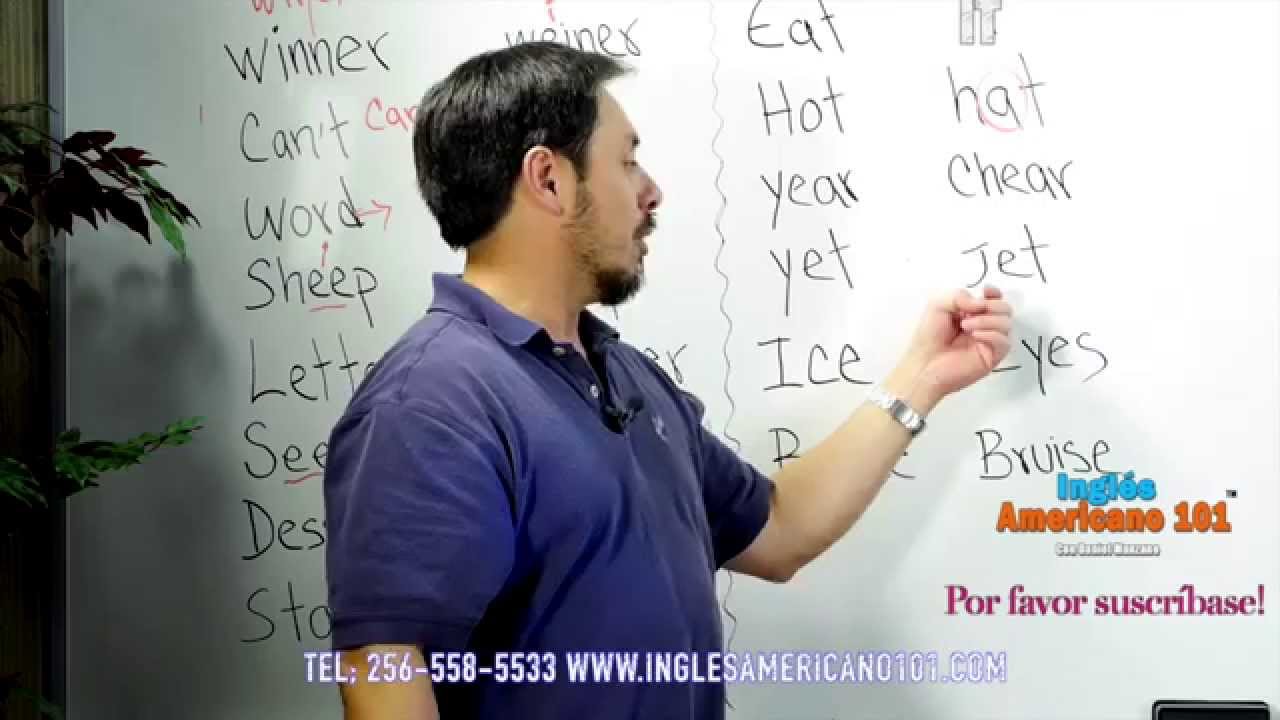 29 Errores comunes de pronunciación en Inglés. Parte 1