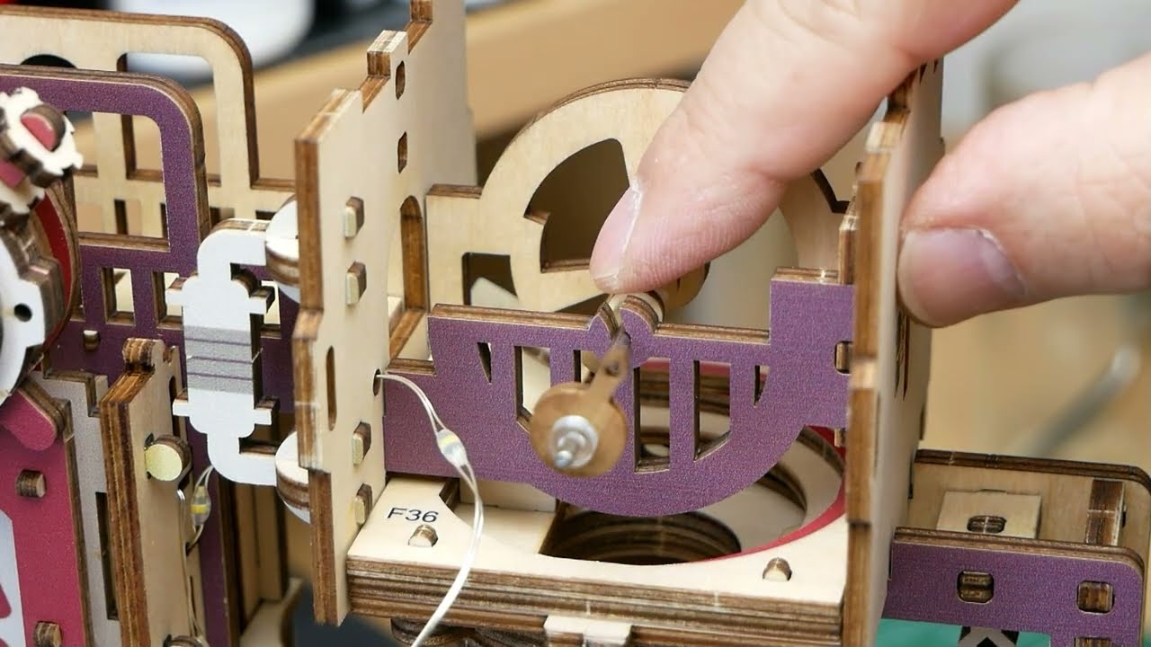 Building Rokr's LGA02 Chocolate Factory Marble Run - 4