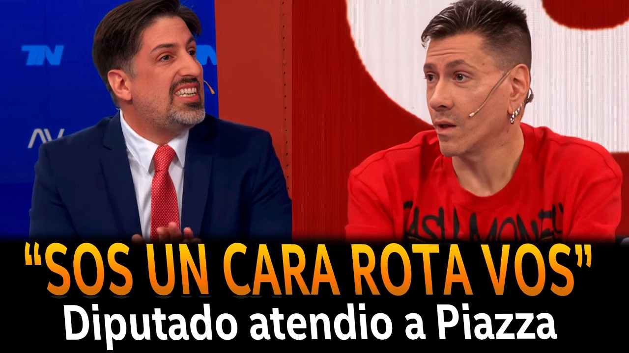 DIPUTADO atendió a PIAZZA por lame botas del gobierno