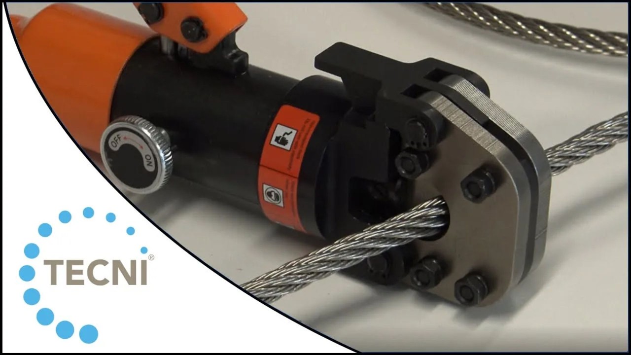 Гидравлический станок для резки стальных тросов — позволяет резать стальные тросы диаметром до 16...