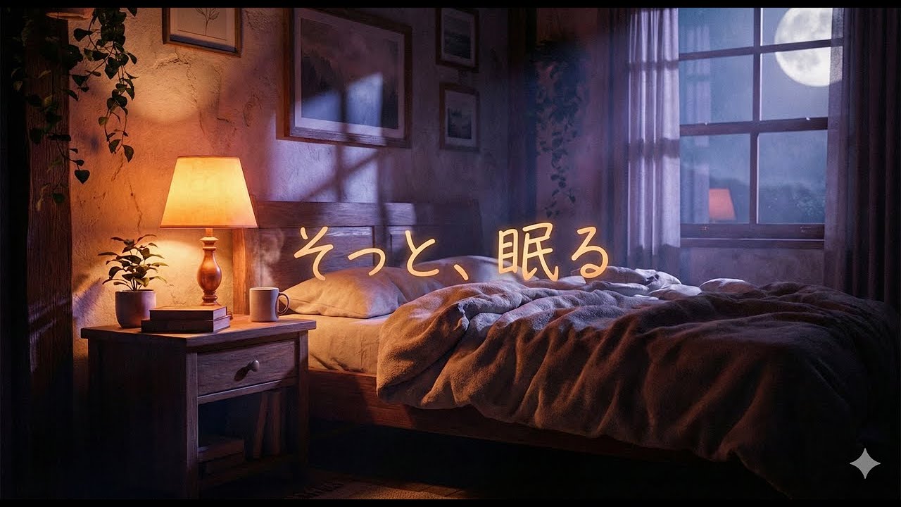 夜にそっと寄り添うピアノ｜考えすぎて眠れないあなたへ