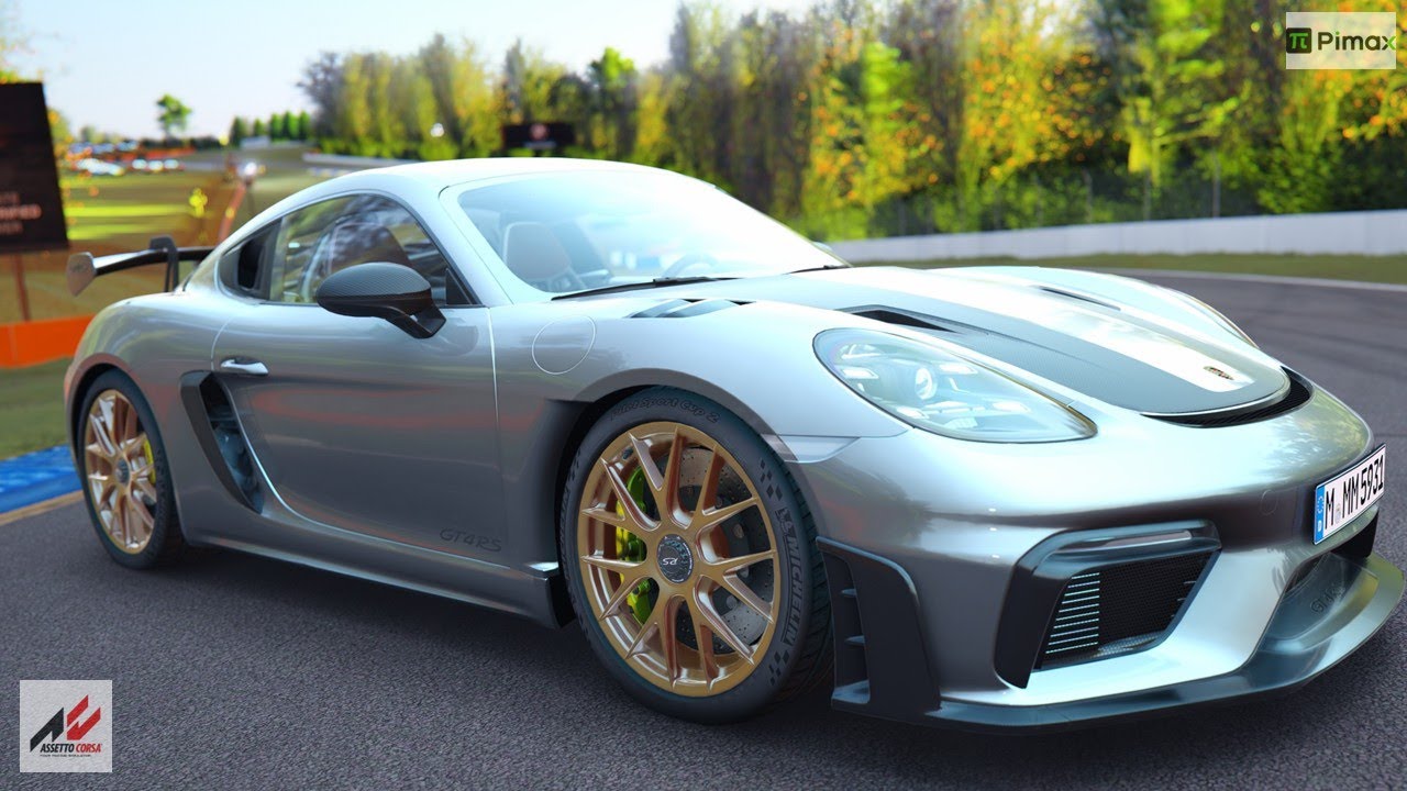 Porsche 718 Cayman GT4 RS на трассе Road Atlanta