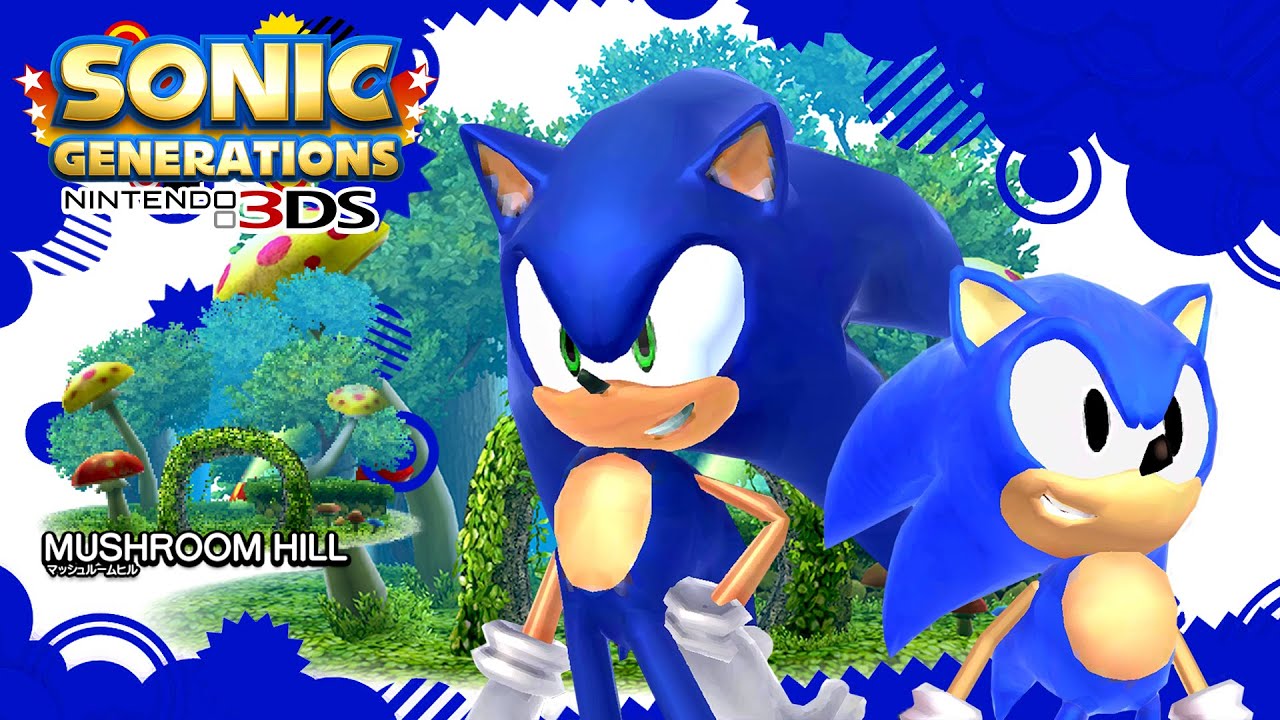 Sonic Generations (3DS): Mushroom Hill [4K]