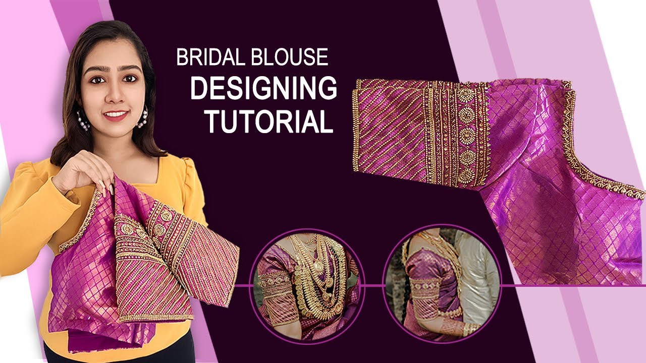 Bridal Blouse making at Home|#bridal  #blouse#aariwork#blousedesign#handembroidery #handmade#design