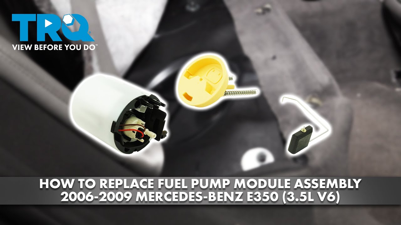 How to Replace Fuel Pump Module Assembly 2006-2009 Mercedes-Benz E350 (3.5L V6)