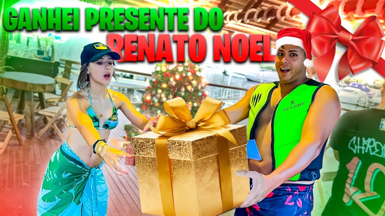 GANHEI UM PRESENTE DE NATAL DO RENATO GARCIA *AMEEEEI*