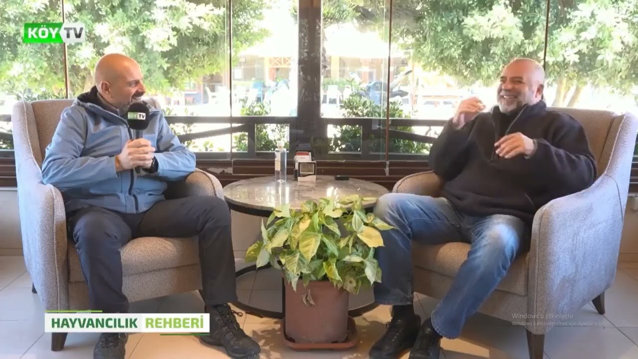 Başkanımız M&uuml;sl&uuml;m Doğru, K&ouml;y TV&rsquo;de Hayvancılık Rehberi programında &ccedil;ift&ccedil;ilik ser&uuml;venini anlattı.