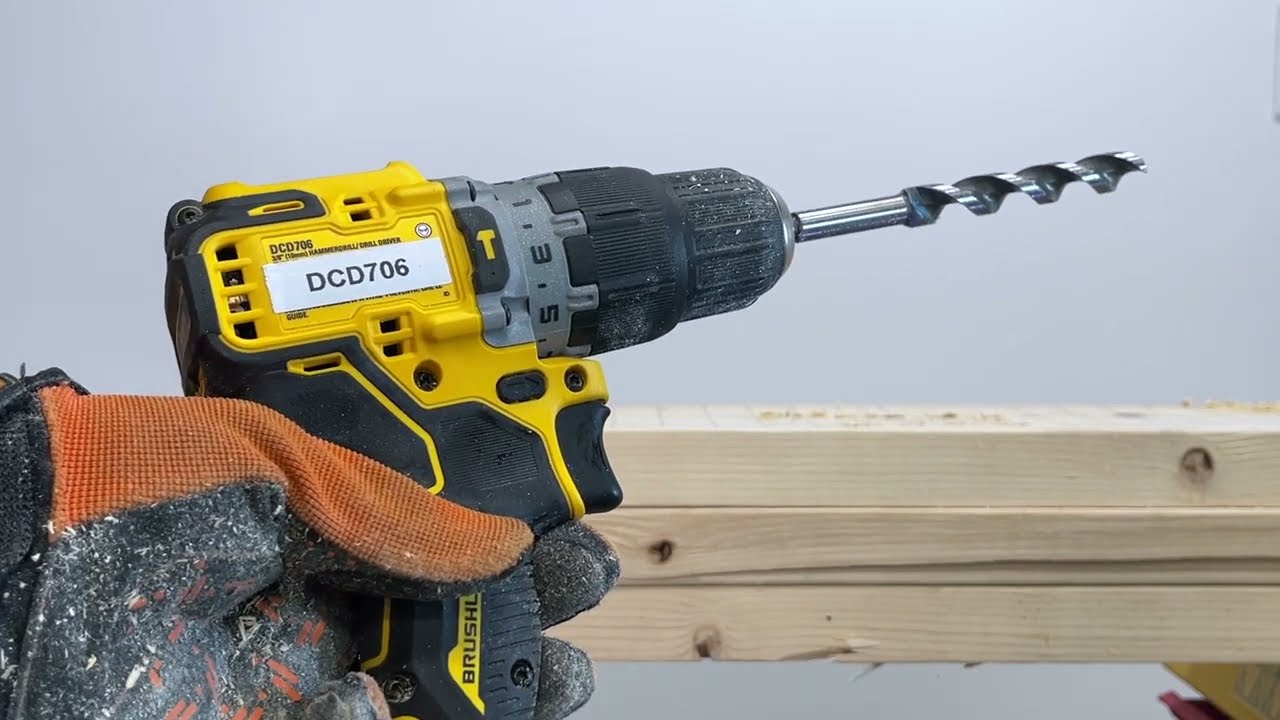 Dewalt DCD706 Drilling Speed Test Results