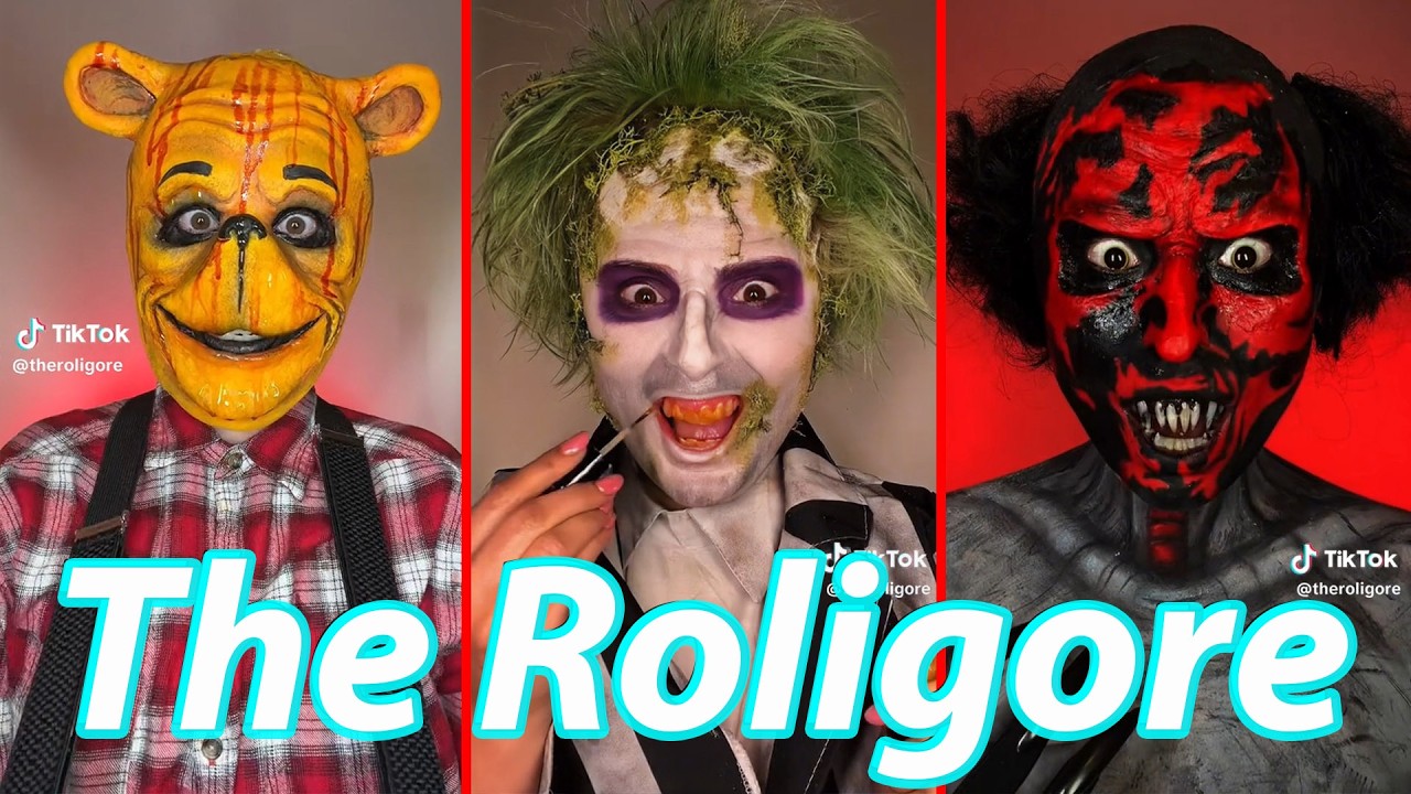 Best The Roligore TikToks | 👻 Halloween 👻 SCARY MAKEUP TRANSFORMATION & Costume Ideas |
