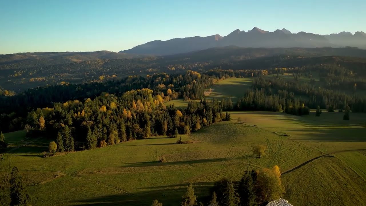 Łapszanka - Podhale - Tatry - Zlota Jesien - Zachod - Drone - Lapszanka