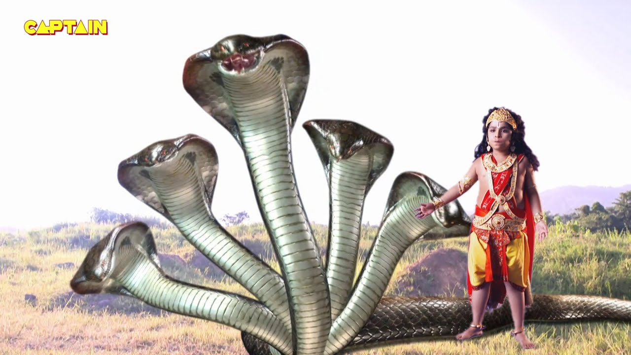बाल हनुमान चले पञ्च फन नाग से युद्ध करने || महाबली हनुमान भाग.109