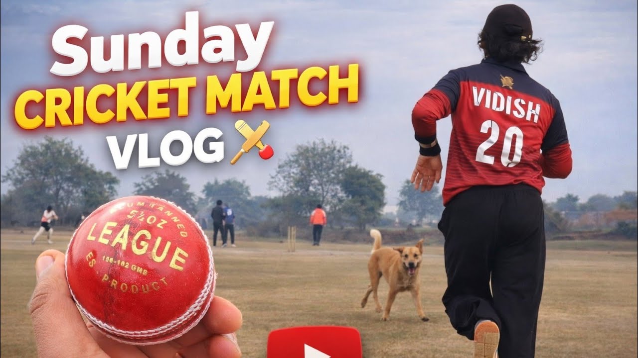 Sunday Cricket Match 🏏 | Let's Go 🏃🏻‍♂️