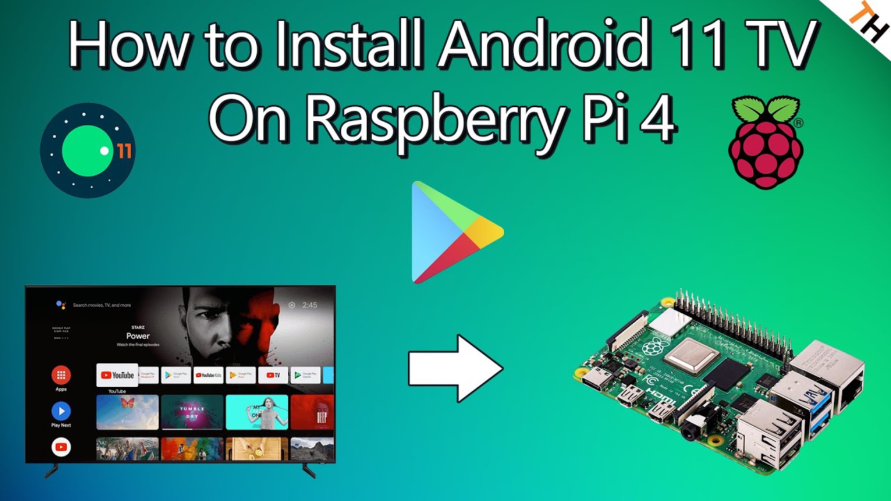 Android 11 TV on the Raspberry Pi 4 is AMAZING! How to Install & Setup with Google Play Store |By TH