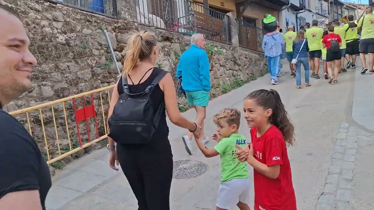 Gigantes y Cabezudos Fiestas de San Ramón y Santa Rosa de Lima 2025. Baños de Montemayor (Cáceres)
