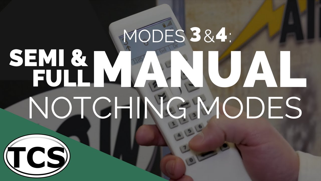 What is TCS Manual Notching?