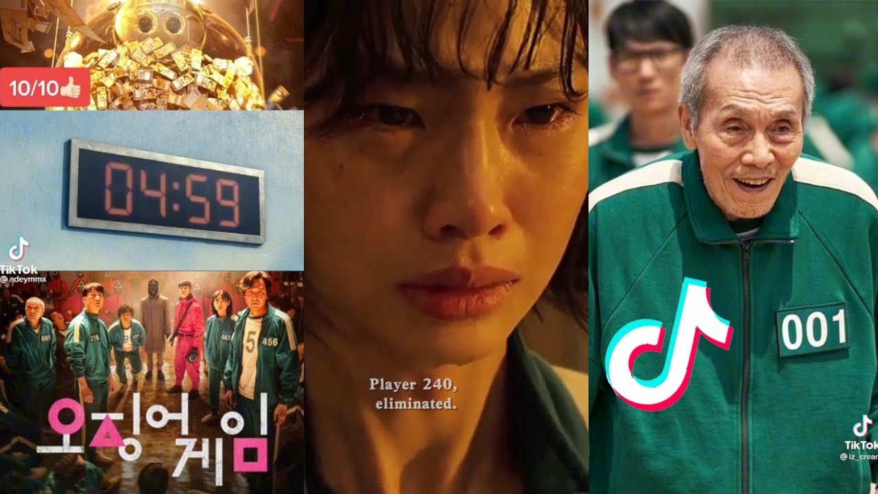 Squid Game NETFLIX | TikTok Compilation ☠️