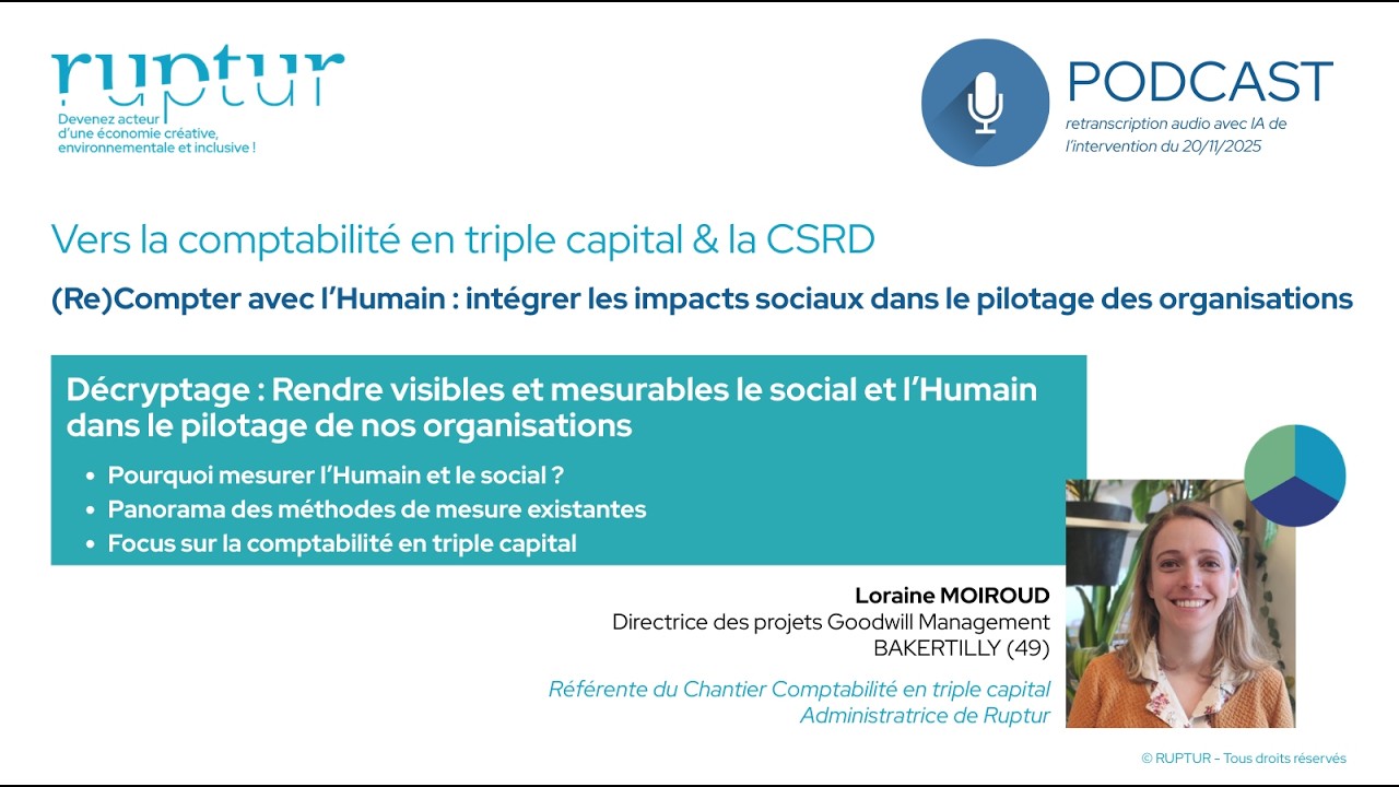 (Re)Compter avec l’Humain : intervention de Loraine Moiroud - BAKERTILLY (49)