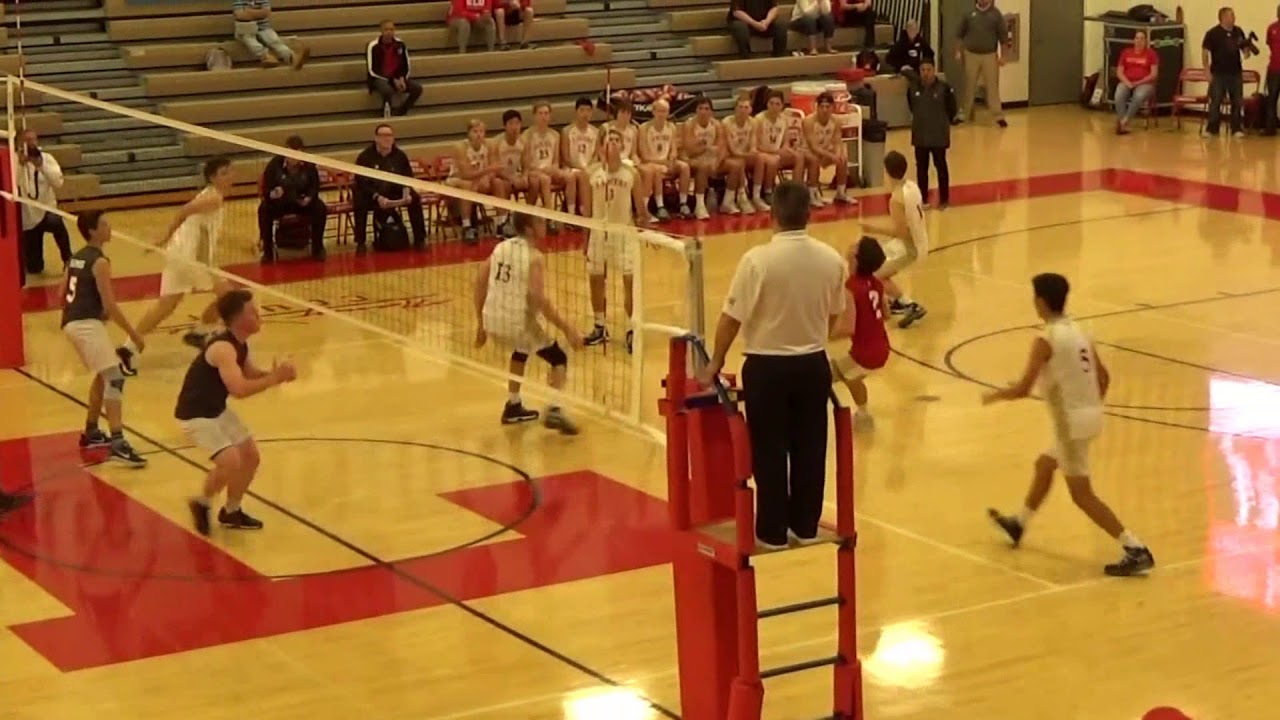 Classical Academy vs Orange Lutheran | Boys Volleyball Set 1 Highlights | CIF Playoffs May 26, 2018