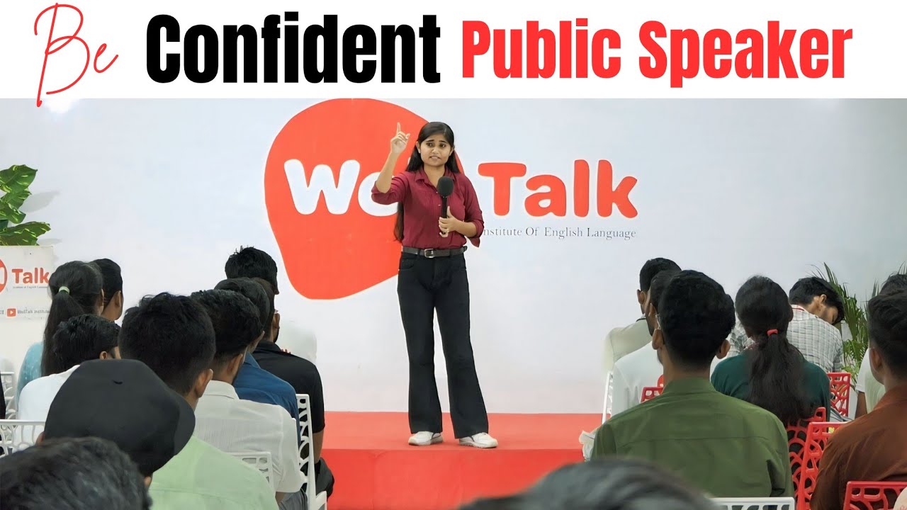 Presentation at WellTalk | Public Speaking at WellTalk | How to become confident public speaker 