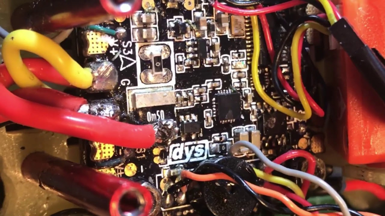 DYS F4 pro OSD current with 4in1 esc