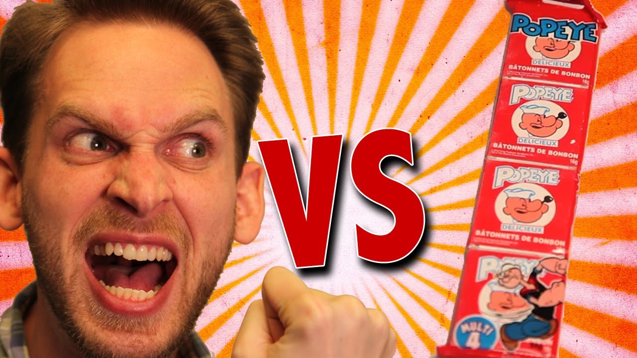 Popeye Tasty Candy Sticks Unboxing