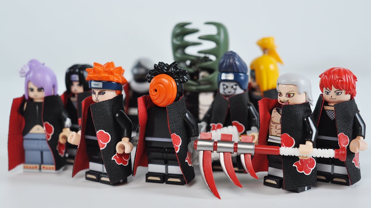 나루토 아카츠키 좋아하는 사람? (Lego naruto akatuki custom figure )