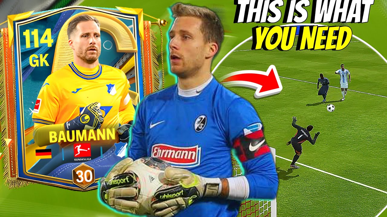 109 Бауманн — ЛУЧШИЙ бюджетный вратарь в FC Mobile? Всего за 300 шардов 👀🔥