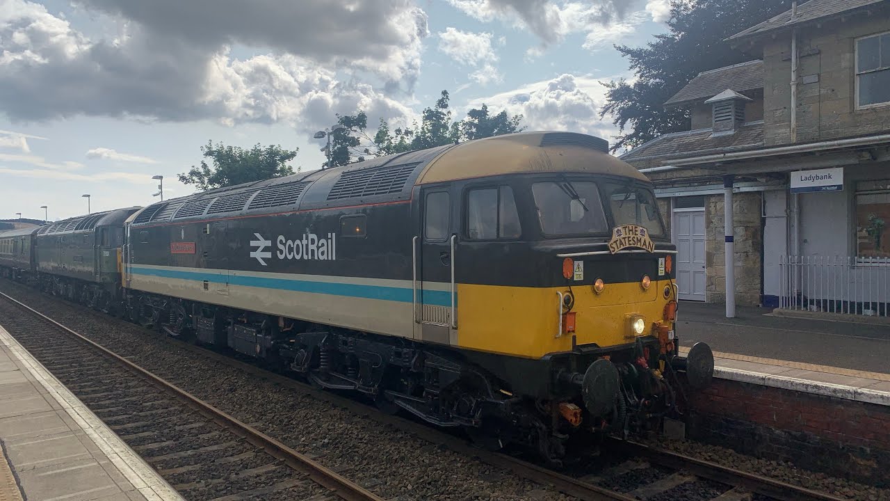 Class 47 THRASH! LSL 47712 & 47810 Depart Ladybank Working 1Z47 to Inverness | 26/08/23