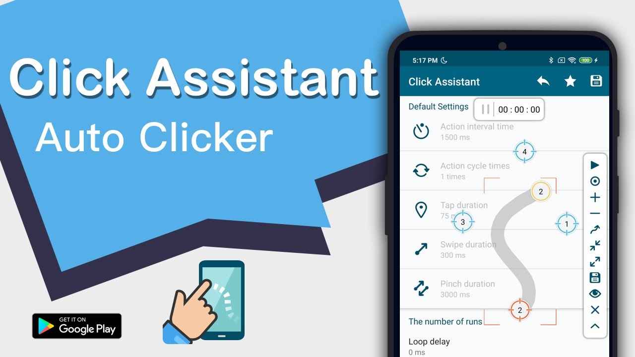 Click Assistant - Auto Clicker : Gesture Recorder