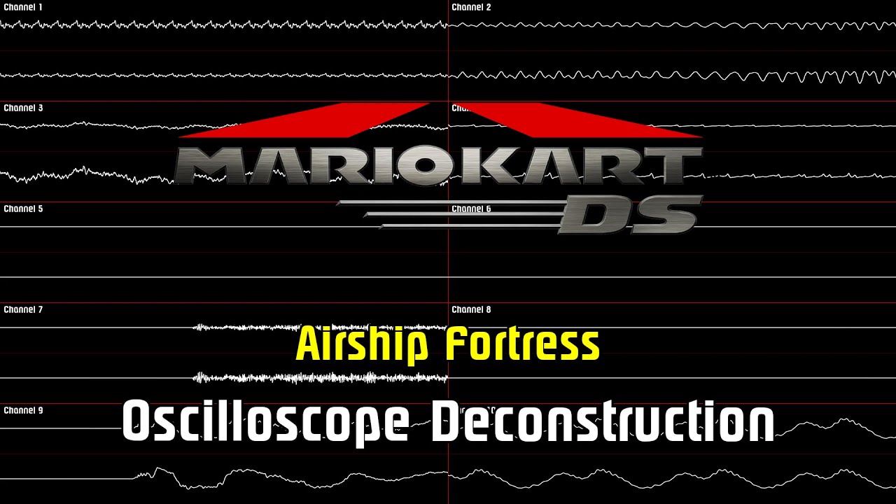 Mario Kart DS - Airship Fortress [Oscilloscope Deconstruction]