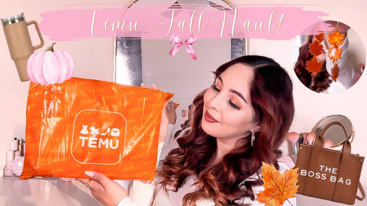 Fall Temu Haul 2023! 🎀🍂💗👜 (accessories & home decor)