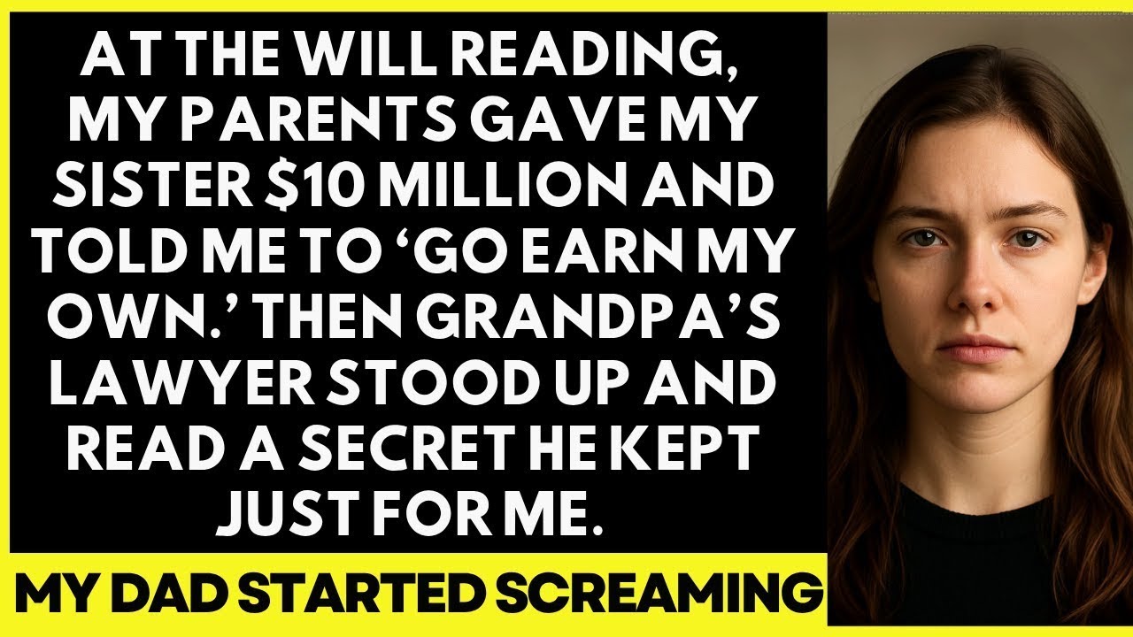 At the will reading, my parents gave my sister $10 million and told me to ‘go earn my own.’ Then