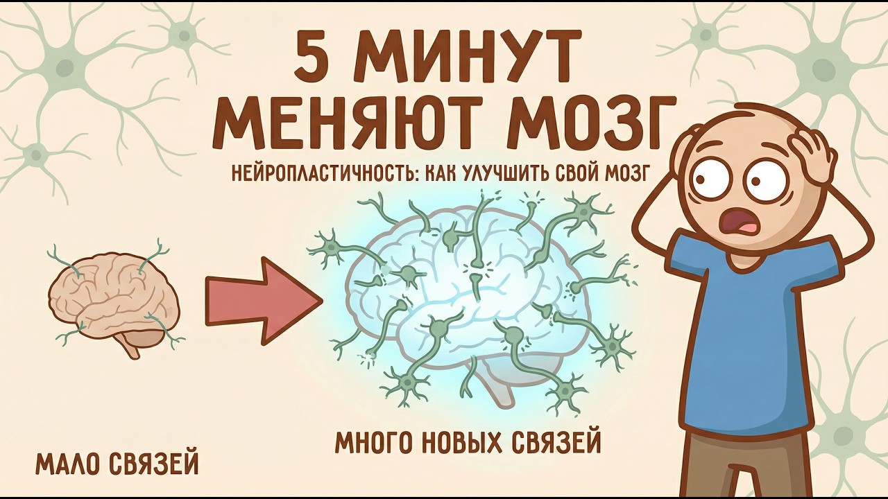 5 минут в день, которые изменят структуру твоего мозга (упражнения от нейроученых)