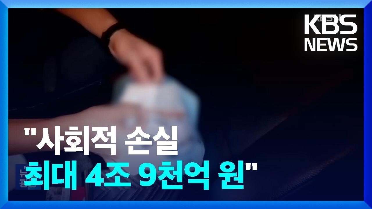 중독에서 범죄로&hellip;&ldquo;사회적 손실 최대 4조 9천억 원&rdquo; [&lsquo;약&rsquo;한 사회, 마약을 말하다] / KBS  2023.07.04.