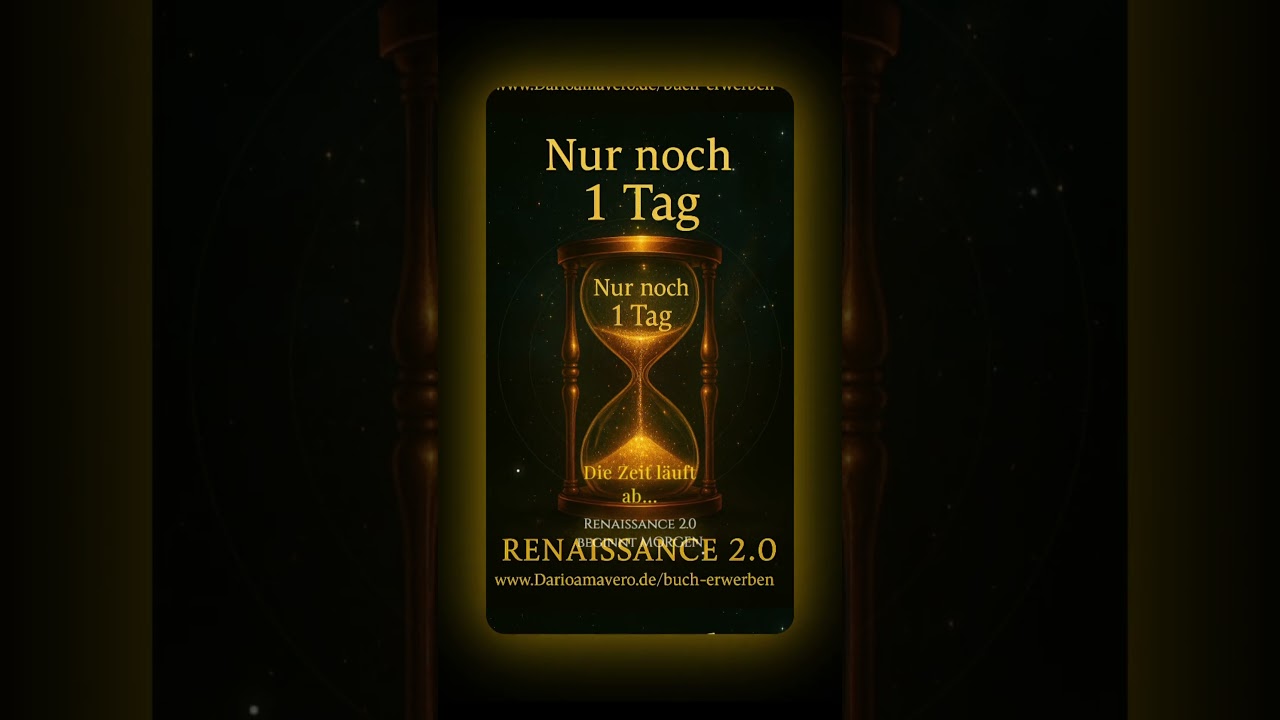🌍 Renaissance 2.0 – Letzte Chance, Teil der Bewegung zu sein ✨ | Das Buch, das Hoffnung gibt 📖