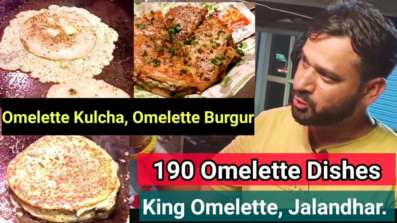 Wow! 190+ Variety Of Omelette | Meet Famous King Of Omelette | King Omelette Jalandhar