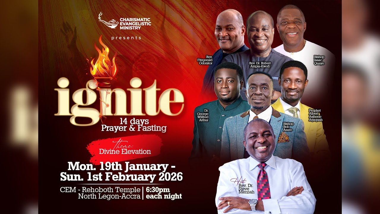 IGNITE 2026: DAY 11 OF OUR 14 DAYS  PRAYER AND FASTING—SEEKING GOD’S GUIDANCE, STRENGTH, AND REVIVAL