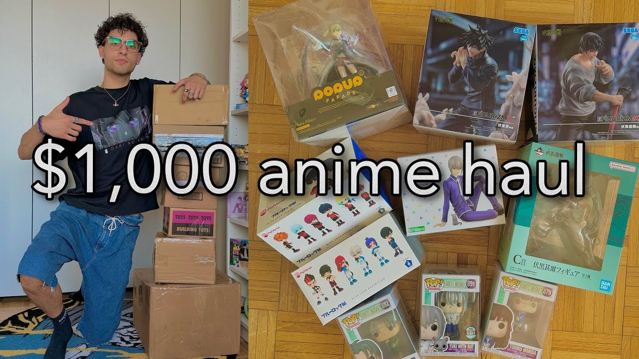 anime unboxing haul: $1,000 worth of products 📦
