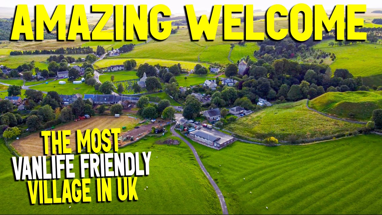 Is this the most welcoming village in the UK for VANLIFE???  | Elsdon Northumberland van life uk!!!