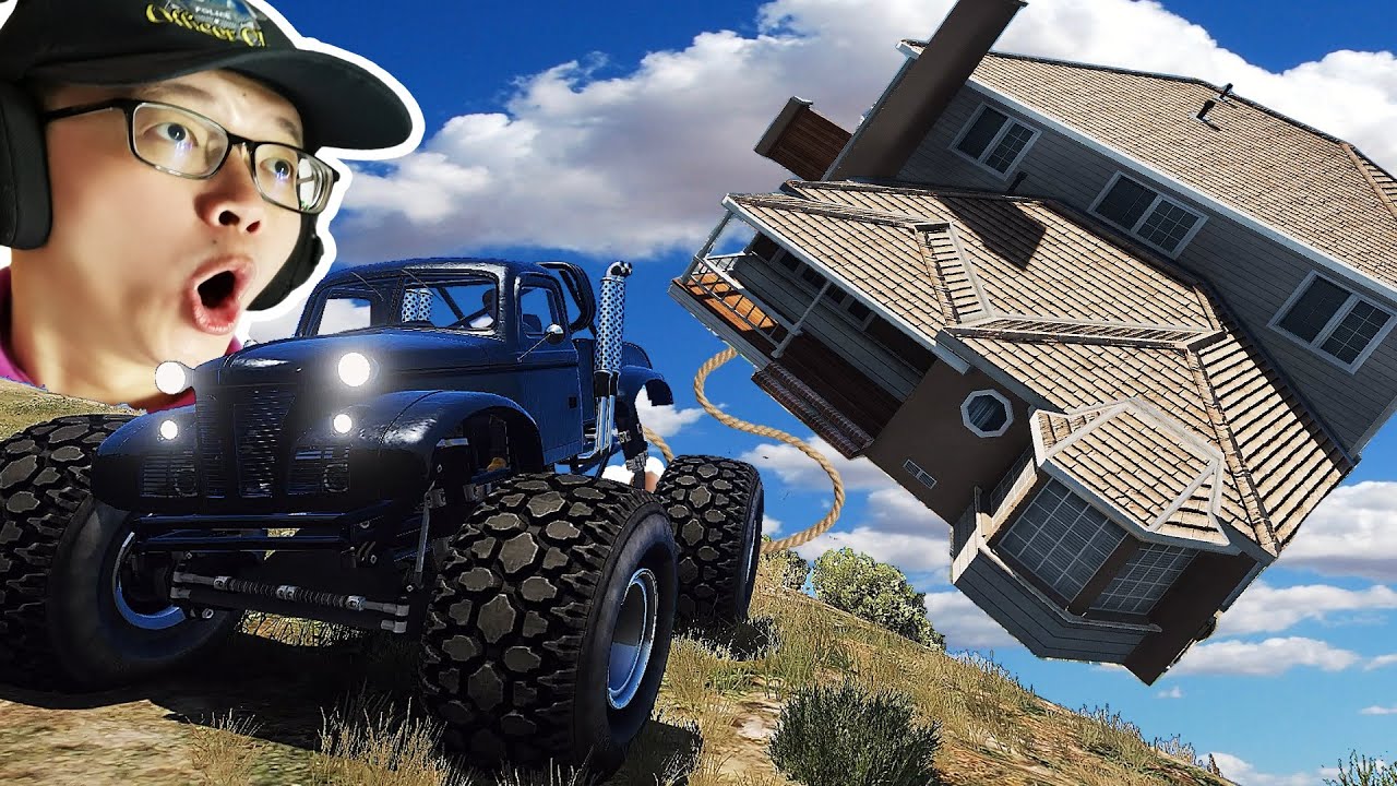 【Officer Ck】GTA5 匪徒的整间屋子被拖走！抢匪无家可归！（超搞笑！）