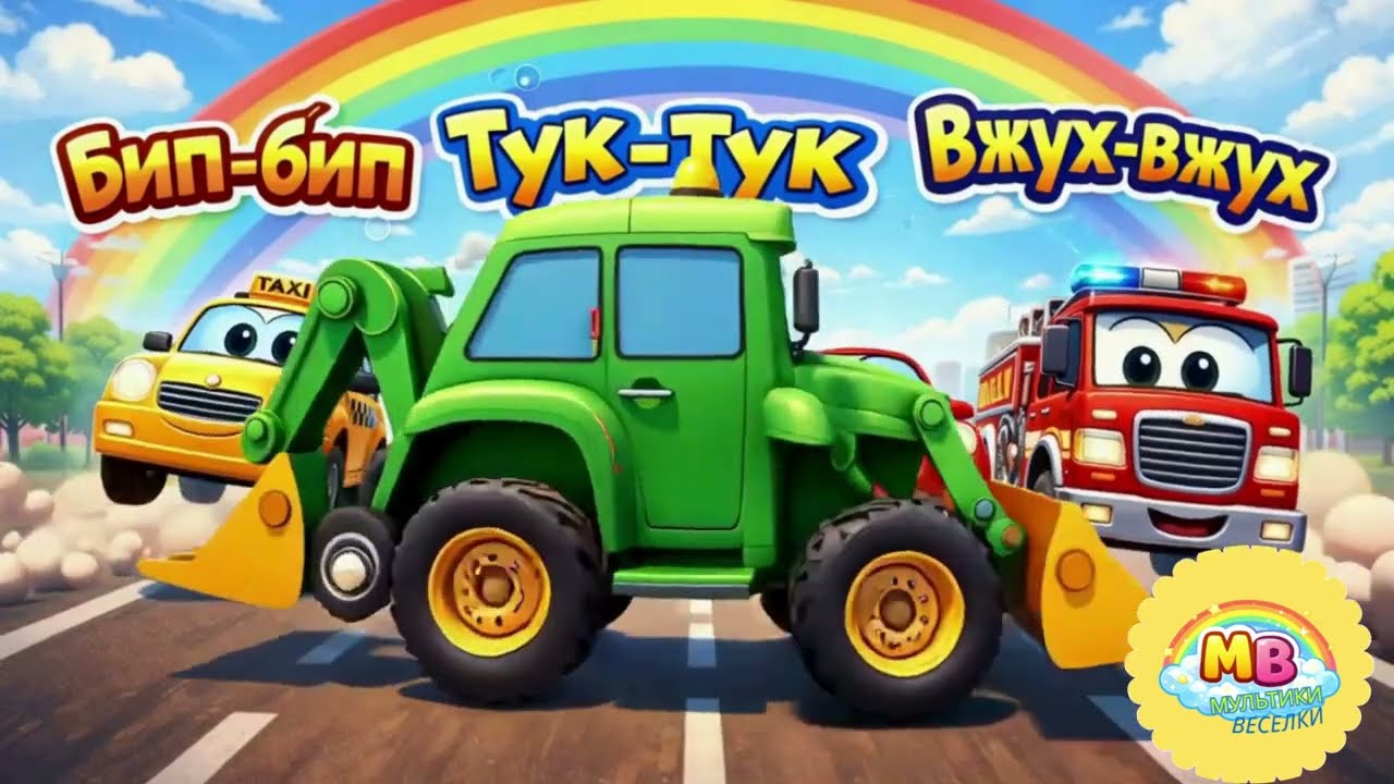 Руханка | Машини | Дитяча пісня.